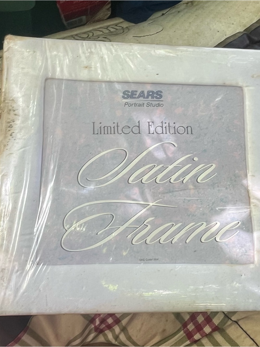 Sears Satin Picture Frame in White